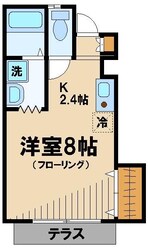 ヴィラフローラ壱番館の物件間取画像